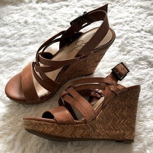 Women’s Jessica Simpson wedge strapped Sandles